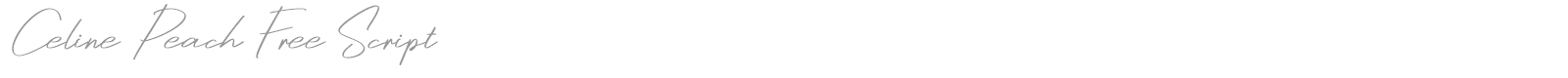 Celine Peach Sans font preview